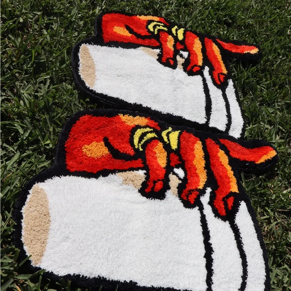Vibrant Hand Gesture Door Mat
